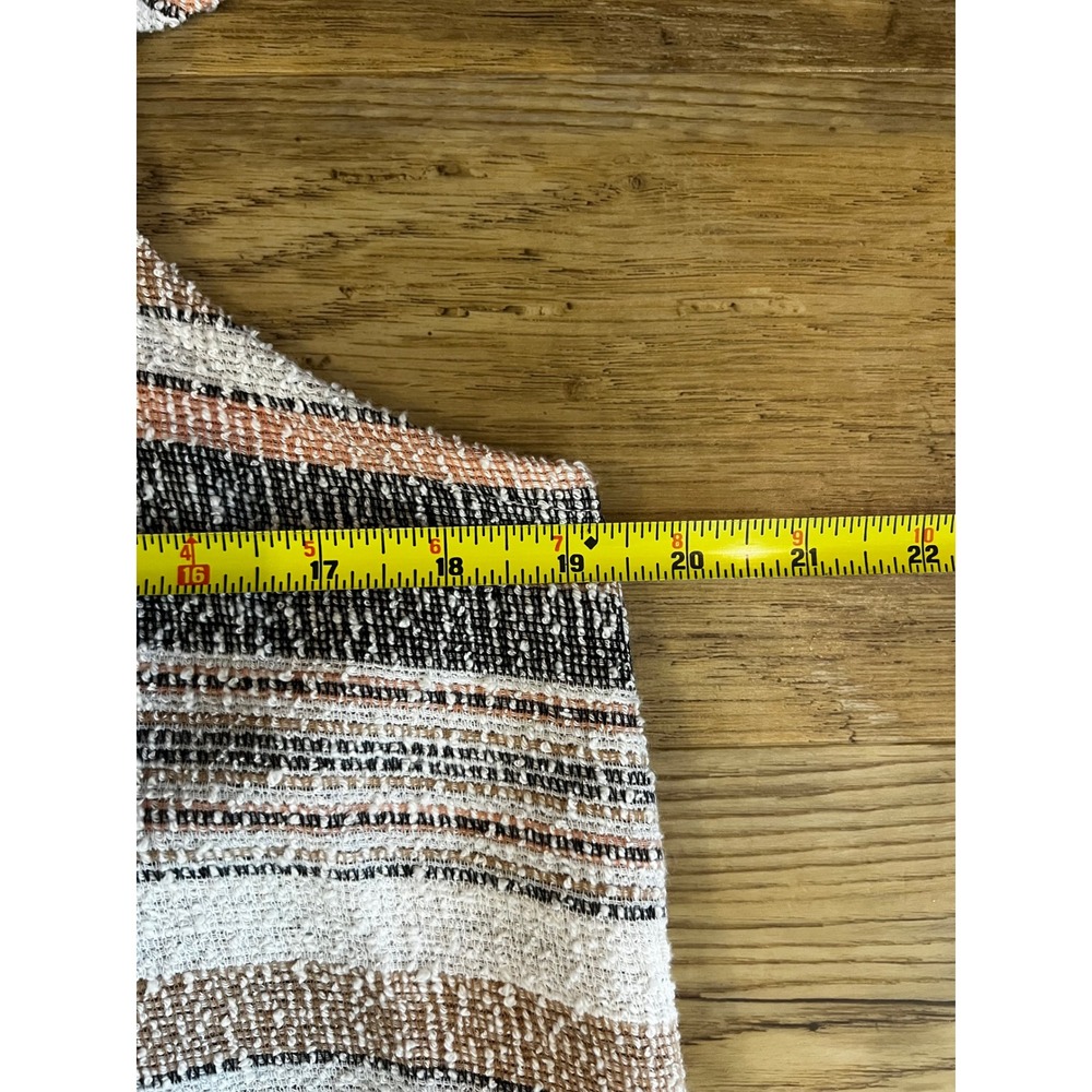 Madewell Texture & Thread Ruffle Strap Tank Top Size XL Boho Coastal NEW - Picture 11 of 12